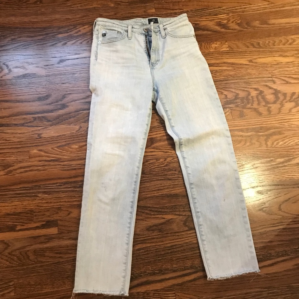 AG Phoebe high rise straight leg jeans